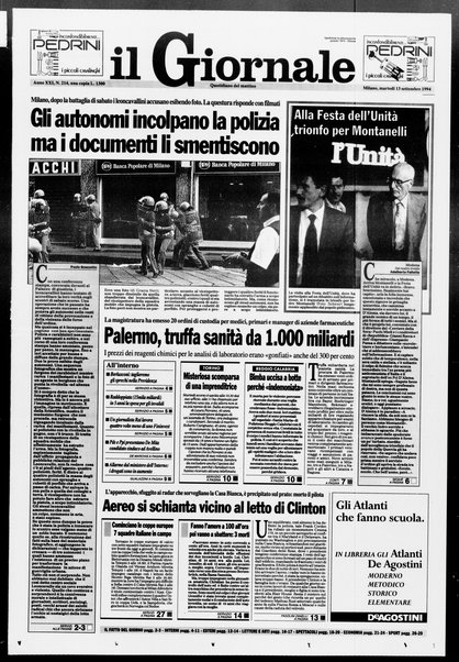 Il giornale : quotidiano del mattino